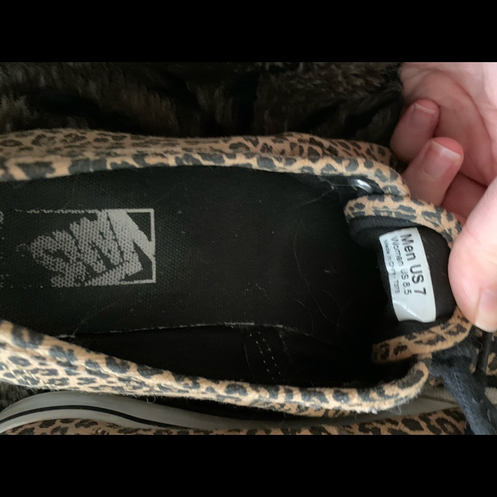 Sold โ on mercari โ Leopard Vans ๐ Womenโs - Picture 3 of 5